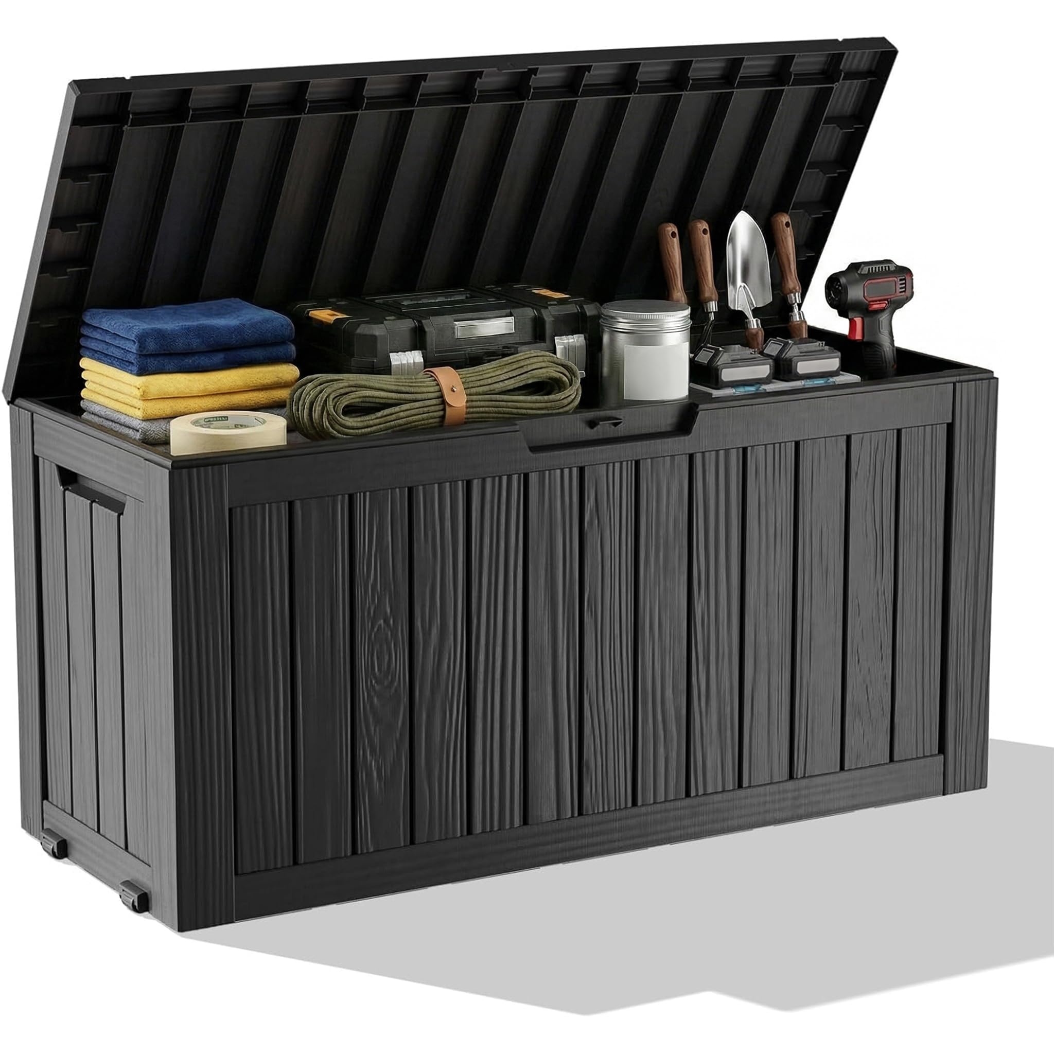 Outdoor Furniture - صندوق تخزين خارجي مقاوم للماء مصنوع