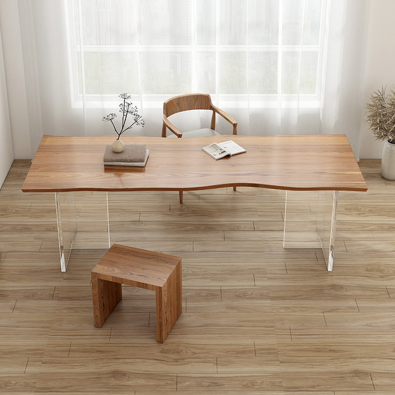 Tables - طاولة مكتب فاخرة من الأكريليك والخشب