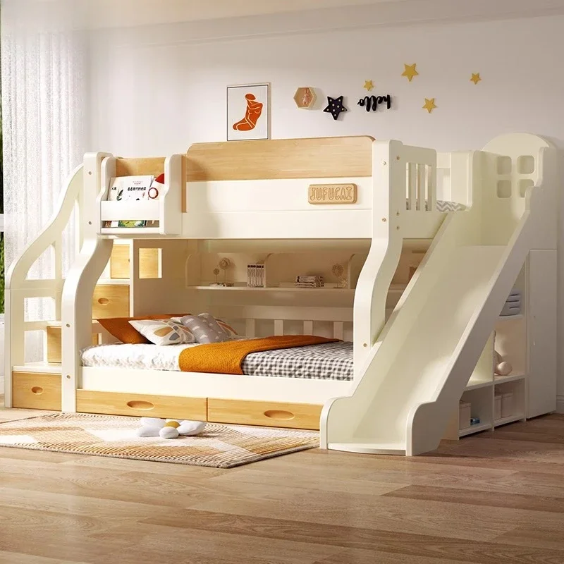 King Size Bed Frame With Storage Drawers - سرير مزدوج علوي مع إطار سلالم