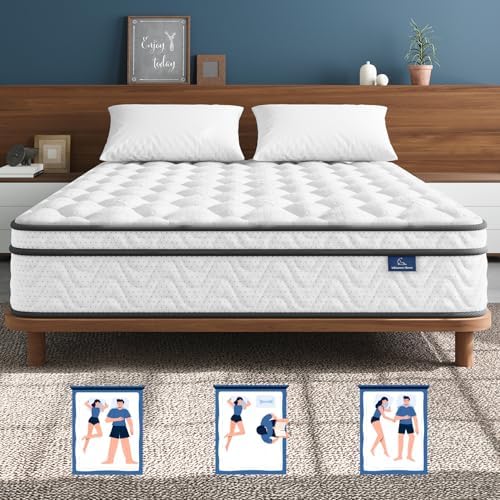 Memory Foam Mattress In A Box Queen - مرتبة سرير كوين سايز 12 بوصة،