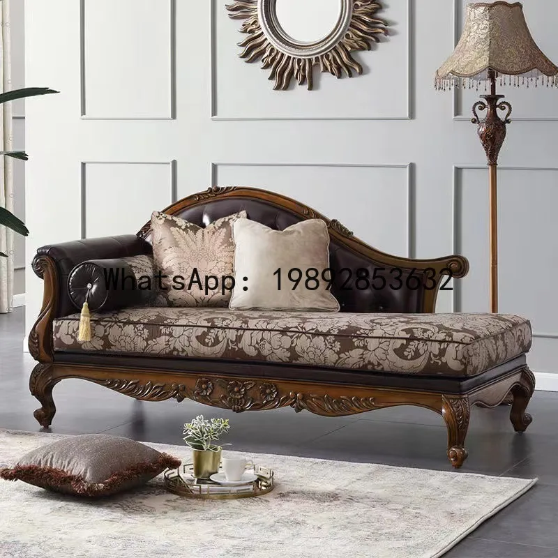 Sofas - H5.15 أريكة من الخشب الصلب بالكامل،