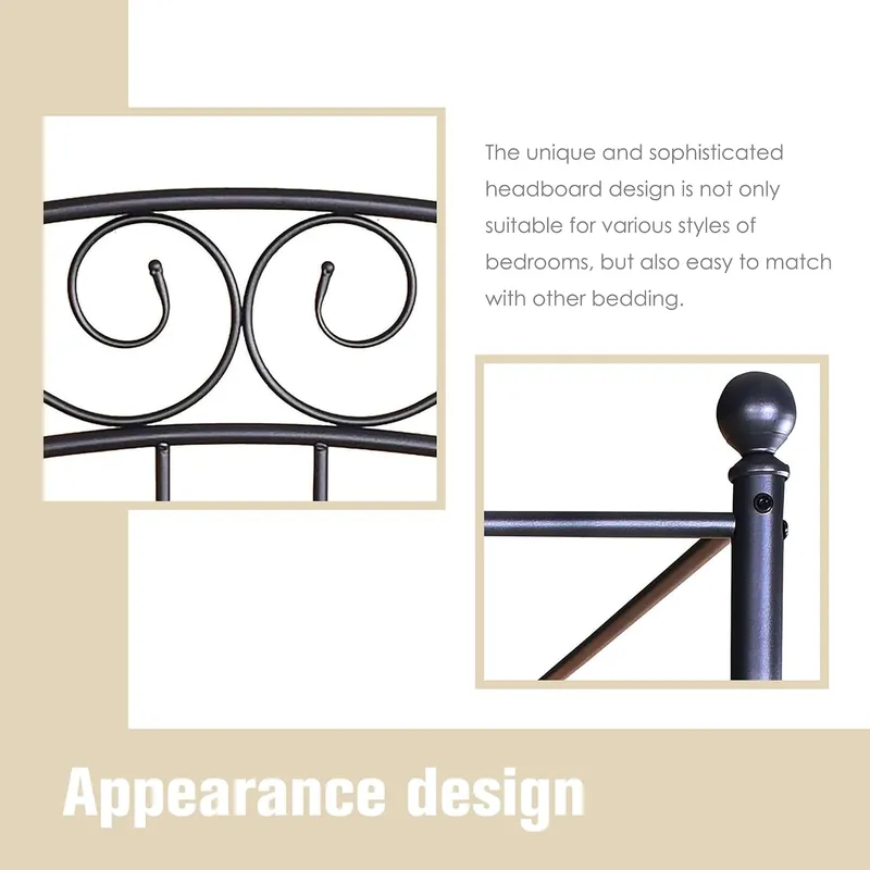 إطار سرير بحجم كوين مع مظلة، س - مراجعة Canopy Bed Frame Metal Queen وسعره
