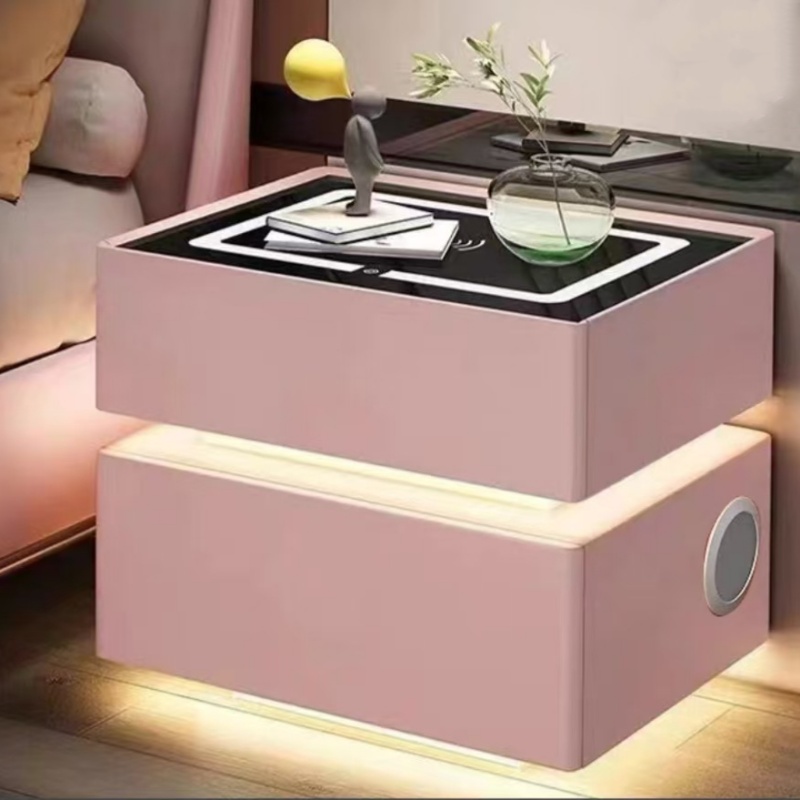 طاولة بجانب السرير من الخشب ال - مراجعة Solid Wood Nightstand 2 Drawers وسعره