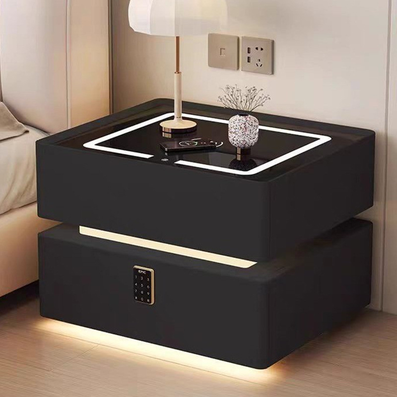 طاولة بجانب السرير من الخشب ال - مراجعة Solid Wood Nightstand 2 Drawers وسعره