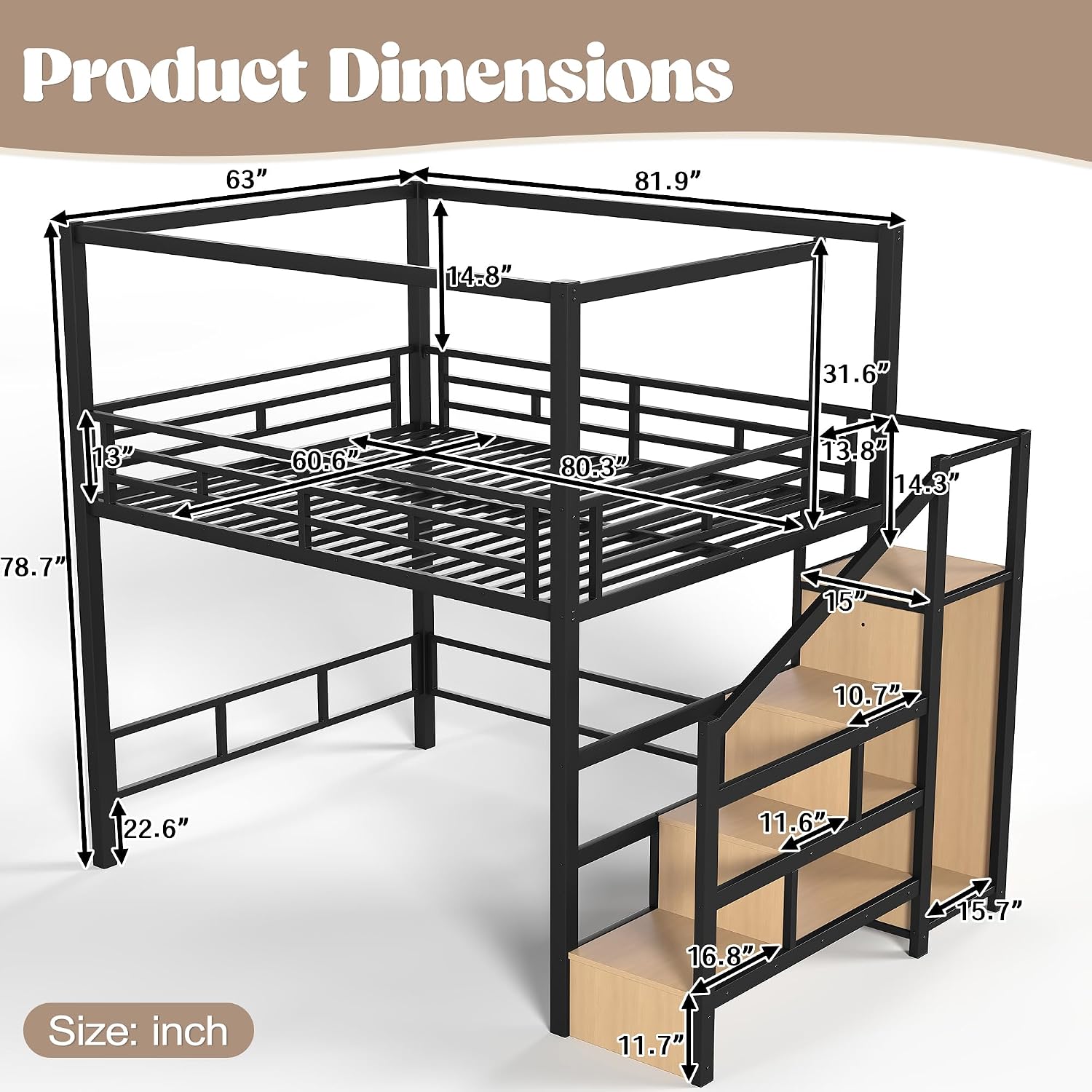 سرير علوي كوين مع درج تخزين وخ - مراجعة Canopy Bed Frame Metal Queen وسعره