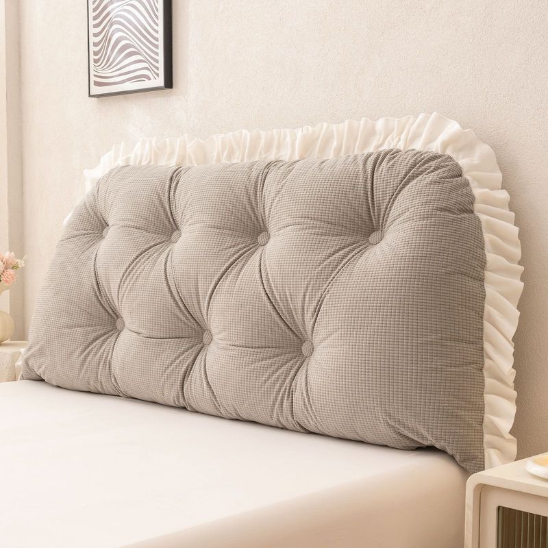 وسادة ظهر مبطنة مزخرفة بتصميم  - مراجعة Headboard Cushion Backrest Tatami وسعره