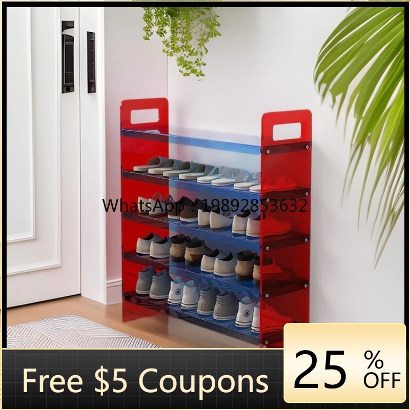 LYY ضوء فاخر بسيط المنزل رف ال - مراجعة Shoe Rack Cabinet Narrow Entryway وسعره