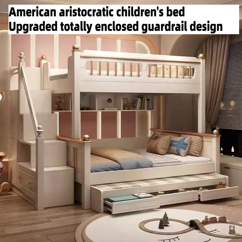 سرير أطفال خشبي 135×190 سم مع  - مراجعة King Size Bed Frame With Storage Drawers وسعره