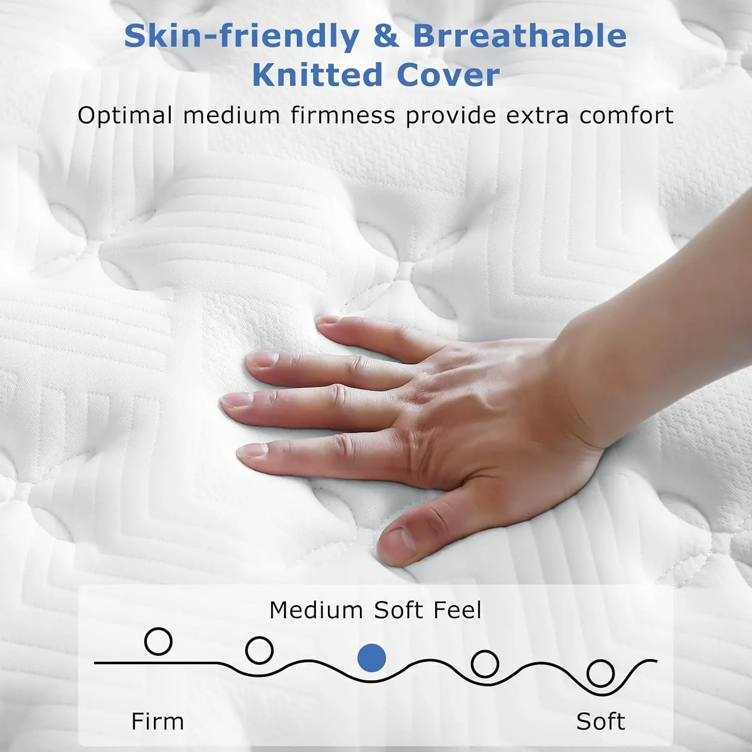 مرتبة كوين، مرتبة هجينة متوسطة - مراجعة Memory Foam Mattress In A Box Queen وسعره
