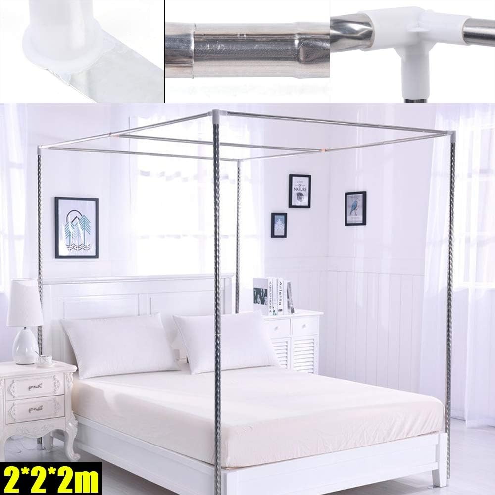 إطار سرير معدني من الفولاذ الم - مراجعة Canopy Bed Frame Metal Queen وسعره