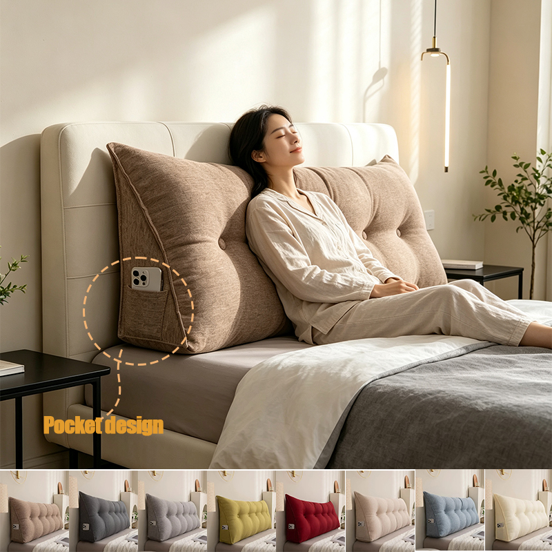 وسادة كبيرة لرأس السرير، مسند  - مراجعة Headboard Cushion Backrest Tatami وسعره